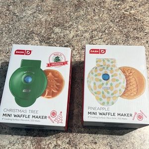 Two waffle makers